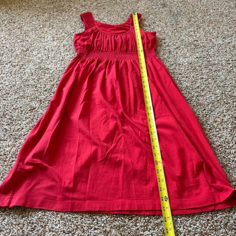 Victoria's Secret Bra Tops Red Midi Fit and Flare Empire Sundress Women's Lg - Picture 8 of 9